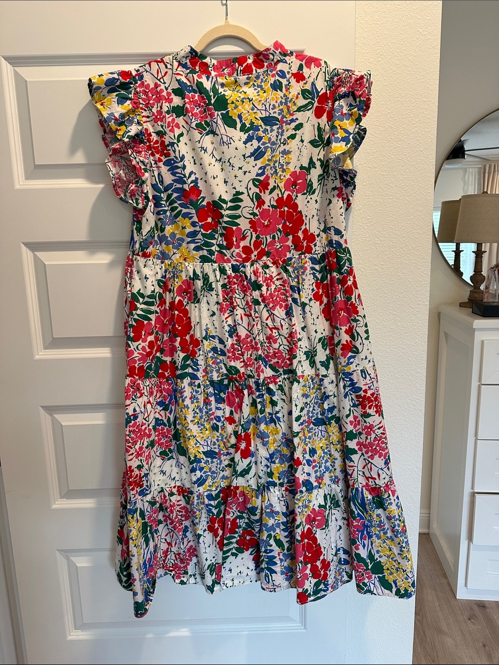 Entro Bright Floral Dress- XL - Picture 3 of 3